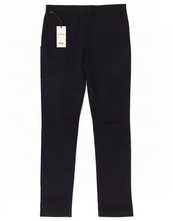 Pantalones cargo ajustados Folk para hombre de Fat Face W34 L33 Azul marino Algodón