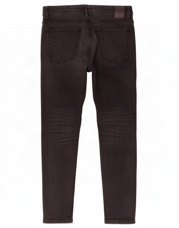 Zara Mens Slim Jeans EU 44 Grande W34 L29 Negro