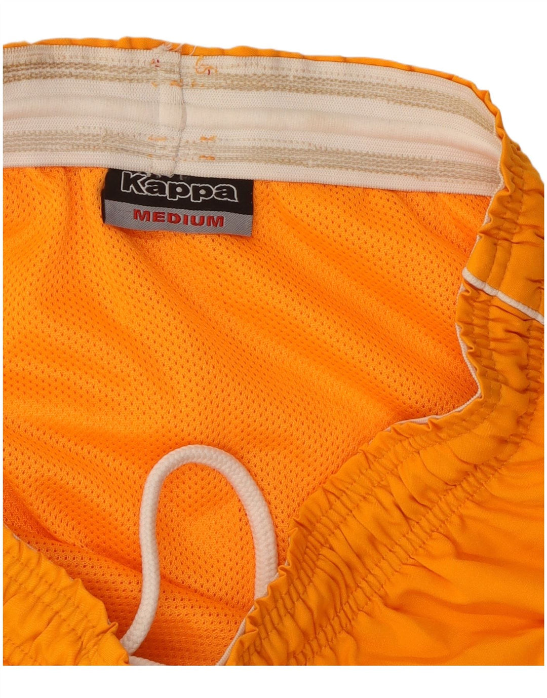 KAPPA Pantalones cortos deportivos gráficos para hombre Poliéster naranja medio