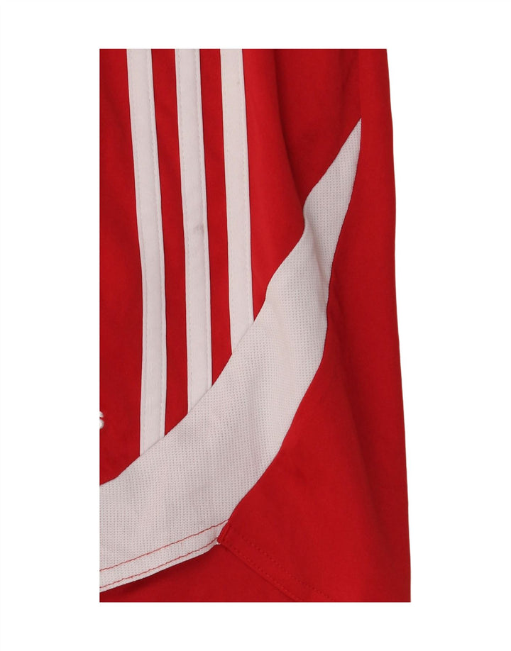 Adidas Mens Climacool Sport Shorts Pequeño Rojo Colorblock Poliéster