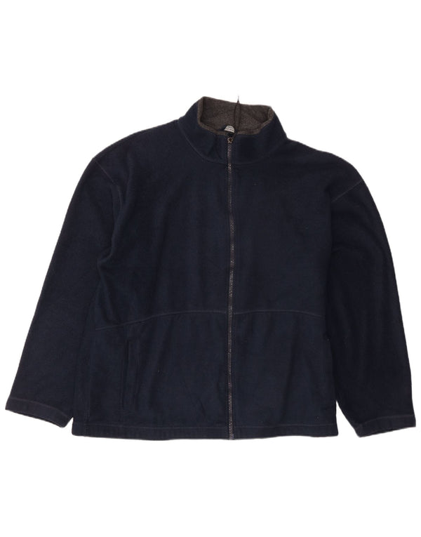 Marks & Spencer Chaqueta polar para hombre UK 40 Large Poliéster azul marino