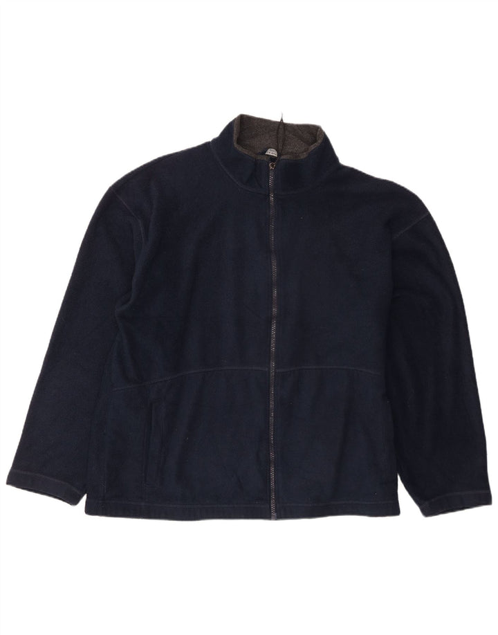 Marks & Spencer Chaqueta polar para hombre UK 40 Large Poliéster azul marino