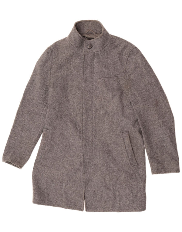 Marks & Spencer Abrigo para hombre UK 40 Grande Poliéster gris