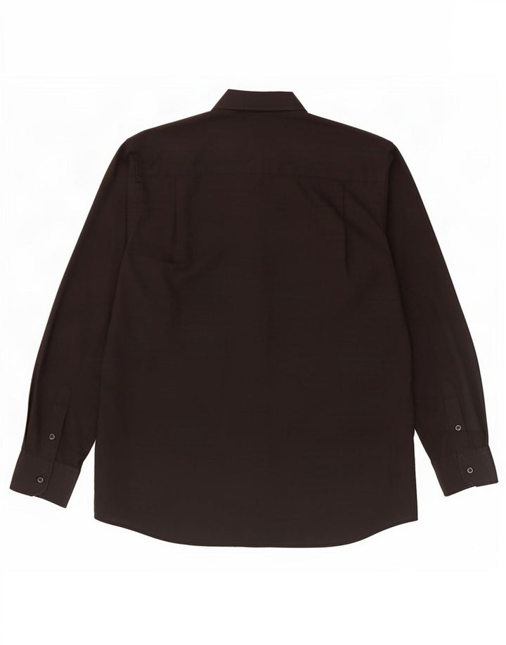 Pierre Cardin Camisa Regular Fit Hombre XL Poliéster Negro