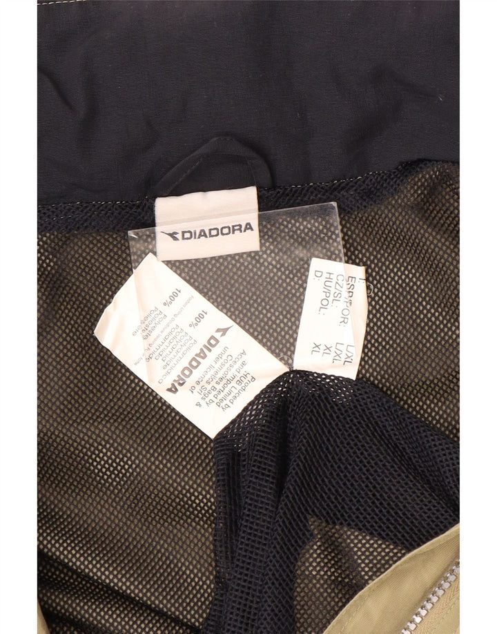 Diadora Chubasquero Hombre ES 42 XL Poliéster Beige