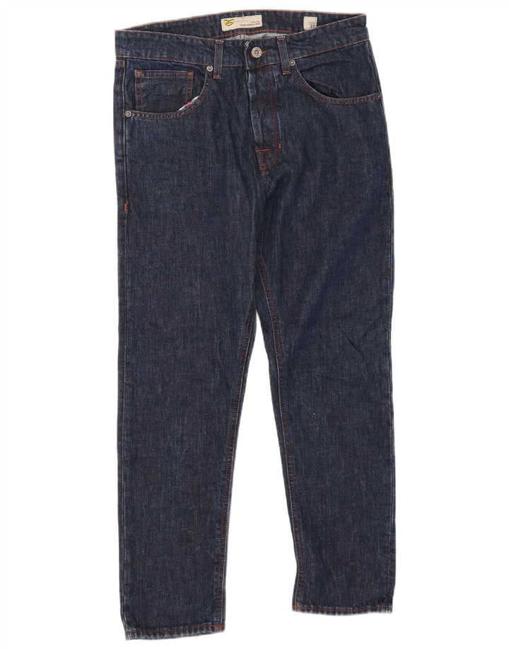 POP 84 Vaqueros rectos para hombre W31 L26 Algodón azul marino