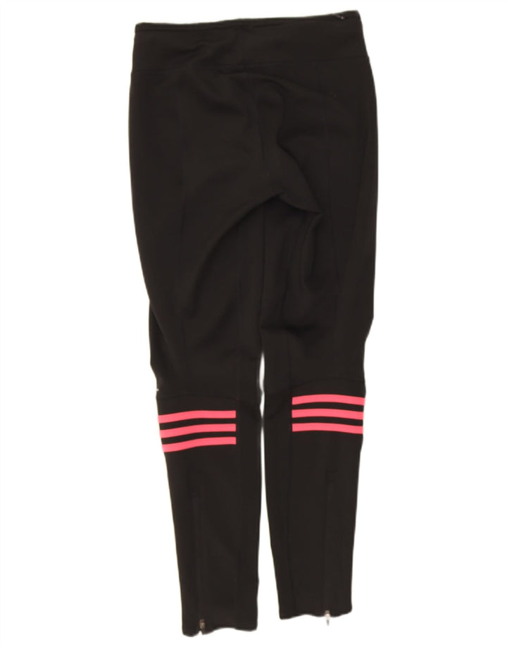 Adidas Leggings Climalite para mujer Reino Unido 8/10 Pequeño Negro Poliéster