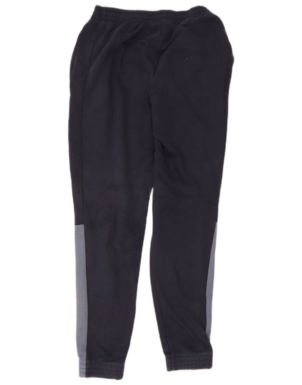 Adidas Hombre Pantalones De Chándal Joggers Medium Azul Marino Colorblock Algodón