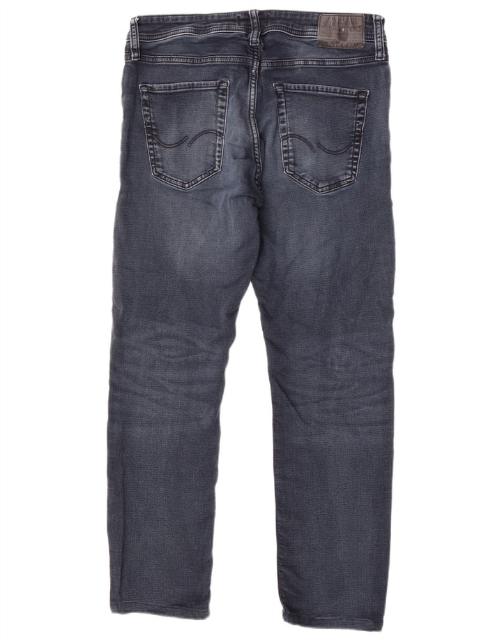Jack & Jones Hombre GLENN Slim Jeans W33 L30 Algodón Azul