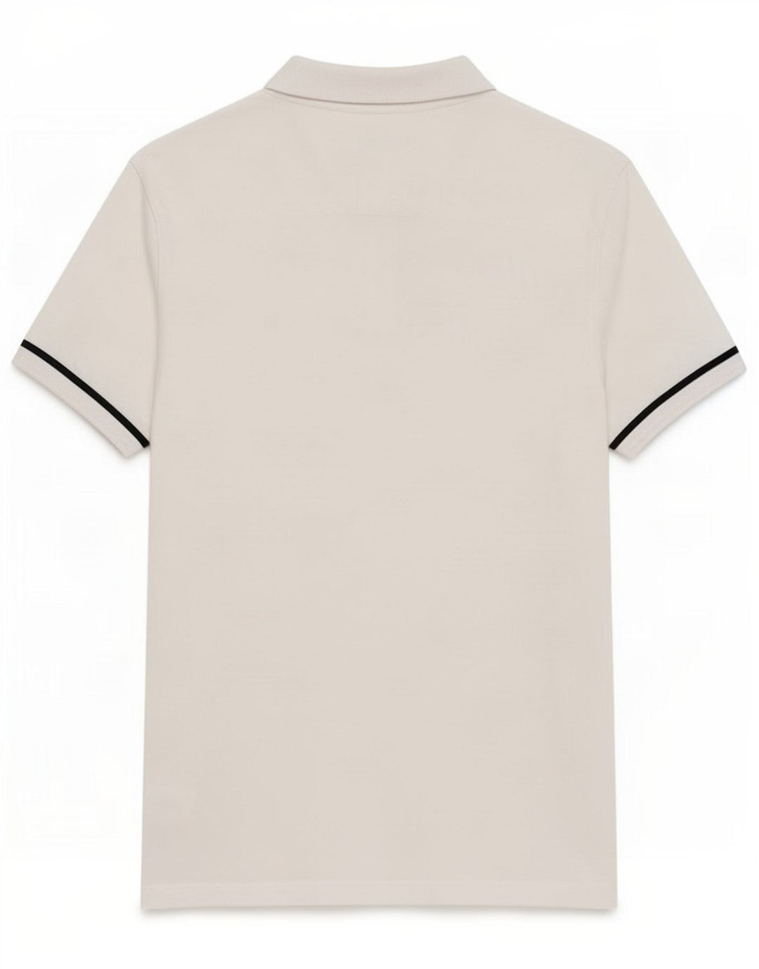 French Connection Polo para hombre de algodón blanco mediano