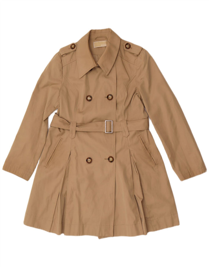 Michael Kors Gabardina para mujer Reino Unido 10 Pequeño Algodón Beige