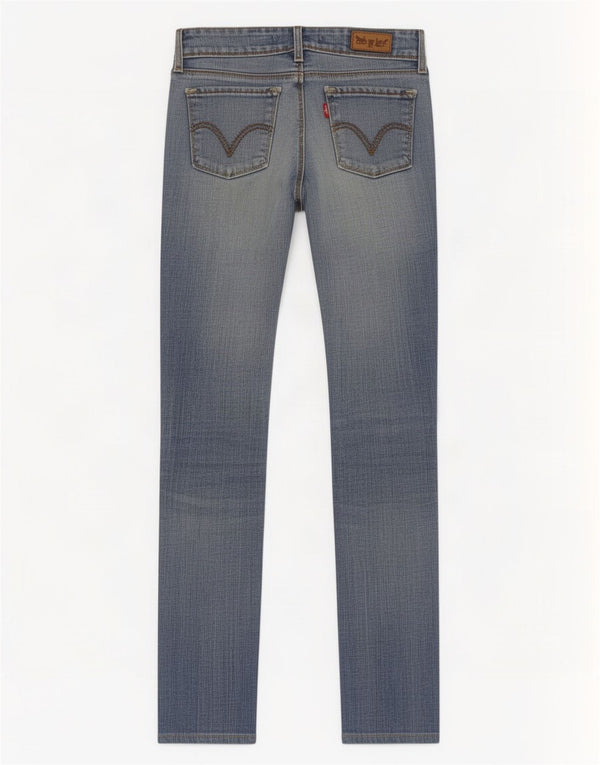 Levi's Mujer 571 Slim Jeans W28 L31 Algodón Azul
