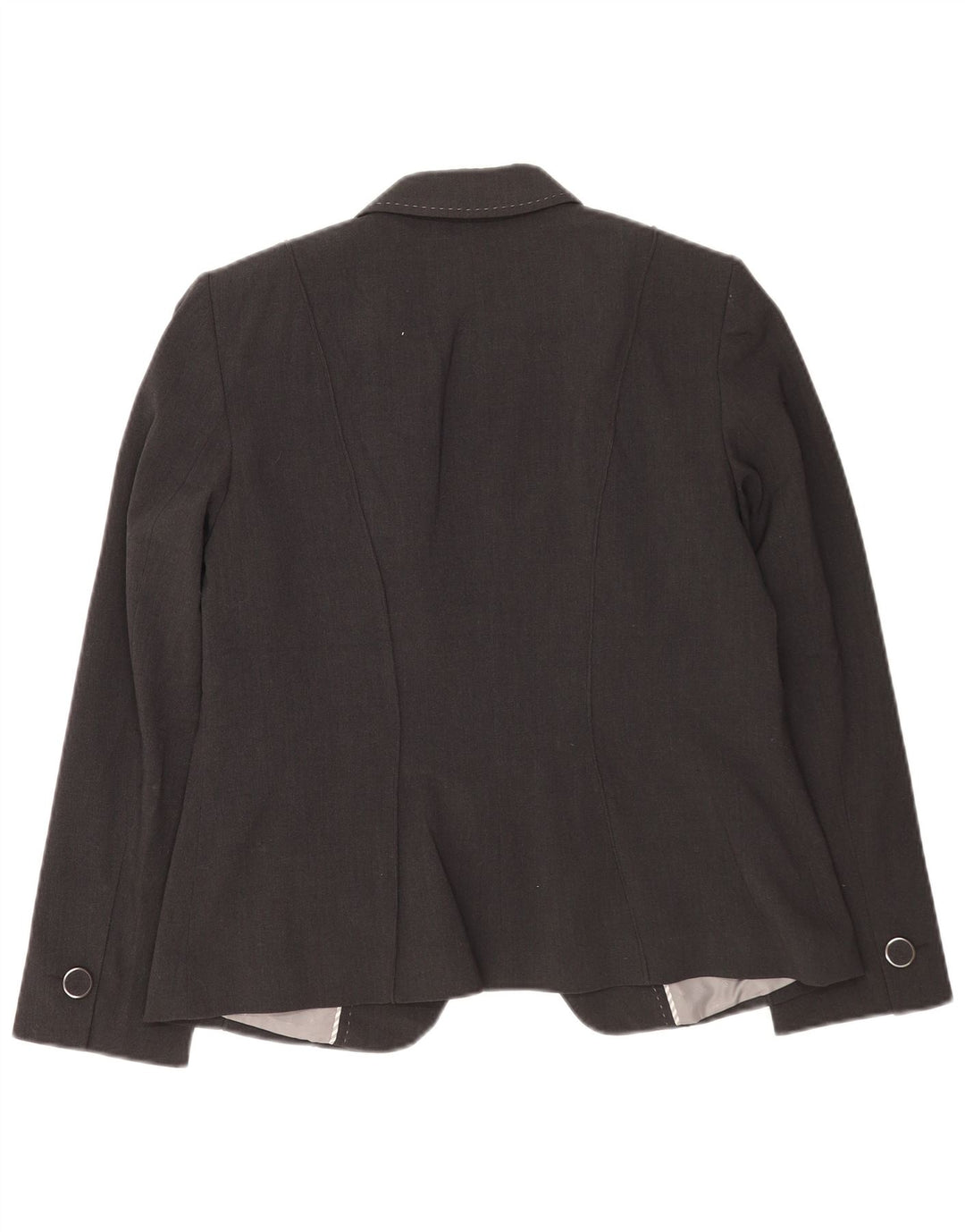 Marks & Spencer Chaqueta tipo blazer con 1 botón para mujer UK 44 Grande Poliéster negro