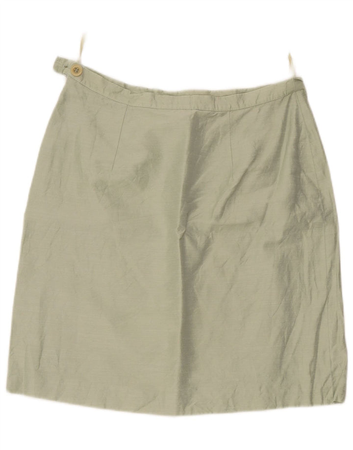 Max & Co. Conjunto de falda de 2 piezas para mujer IT 42 Medium W30 Lino verde