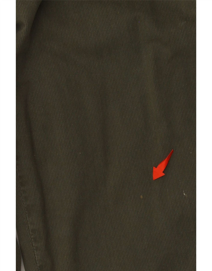 MURPHY & NYE Pantalones rectos de pana para mujer W28 L23 Algodón caqui