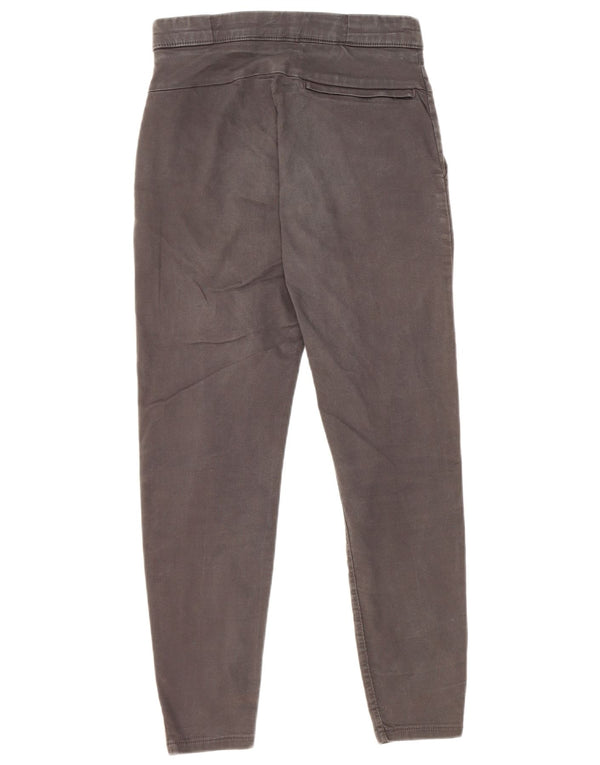 Zara Mens Slim Chino Pantalones Pequeño W30 L25 Algodón Gris