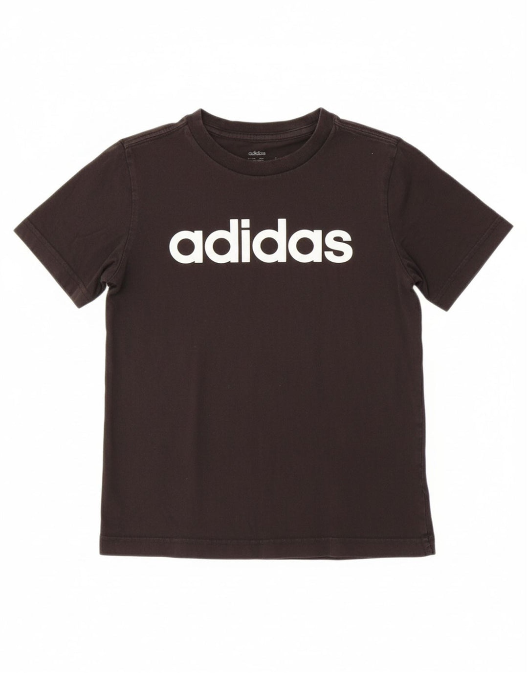 ADIDAS Boys Graphic T-Shirt Top 10-11 Years Black