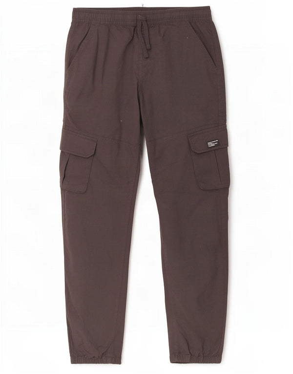 Marks & Spencer Pantalones tipo cargo para niños 14-15 años W30 L28 Negro