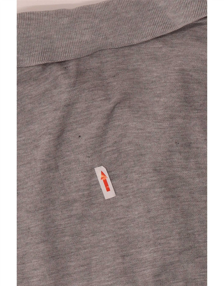 Lotto Life's Polo Hombre Gris Medio Moteado