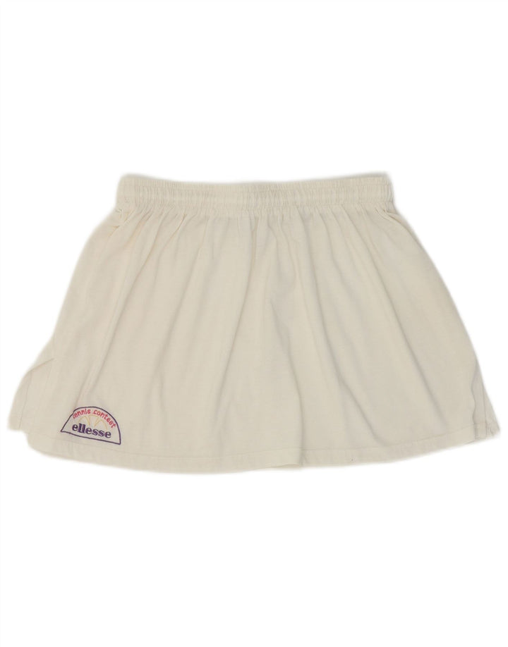 Ellesse Falda de Tenis para Mujer UK 42 Mediana Blanca