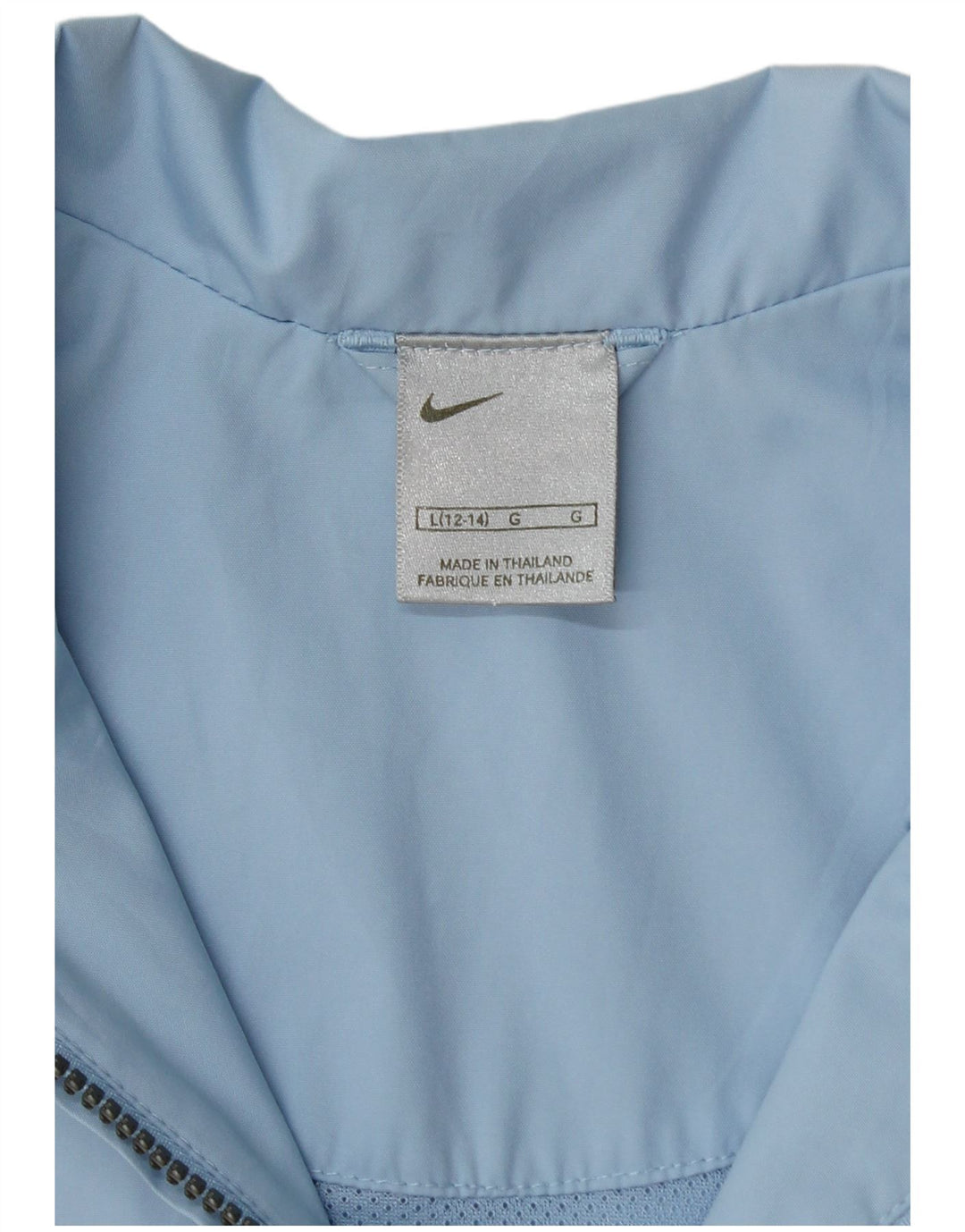 Nike - Chaqueta de chándal extragrande para mujer, talla 12/14, poliéster azul grande