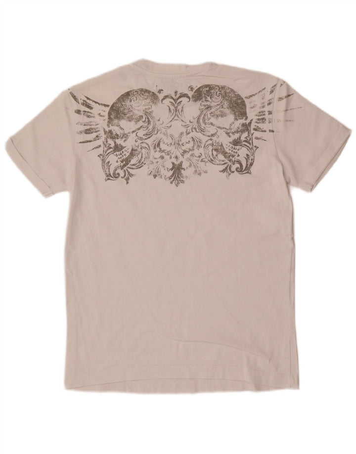 Replay Camiseta gráfica para hombre Top Small White