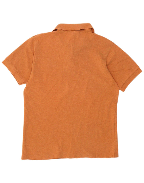 Lacoste Polo para hombre talla 3 pequeño algodón naranja