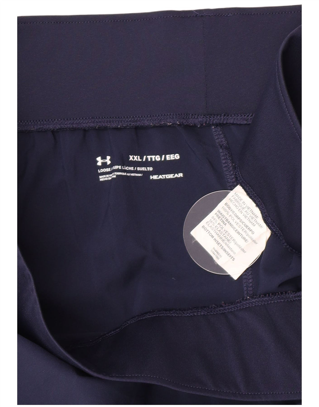 Under Armour Pantalones cortos deportivos para mujer UK 20 2XL Azul marino Poliéster