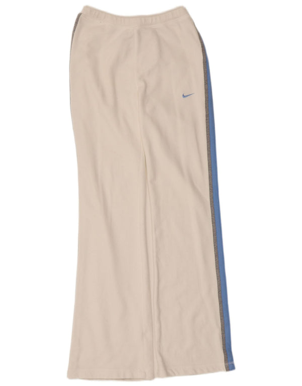 Nike Pantalones de chándal para Mujer UK 6/8 XS Blanco Colorblock Algodón