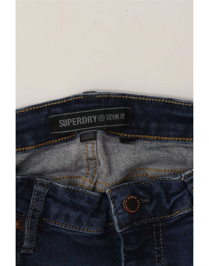 Vaqueros Superdry Mujer Skinny W31 L30 Azul Marino