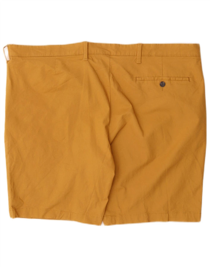 Marks & Spencer Pantalones cortos chinos para hombre W42 2XL Algodón beige