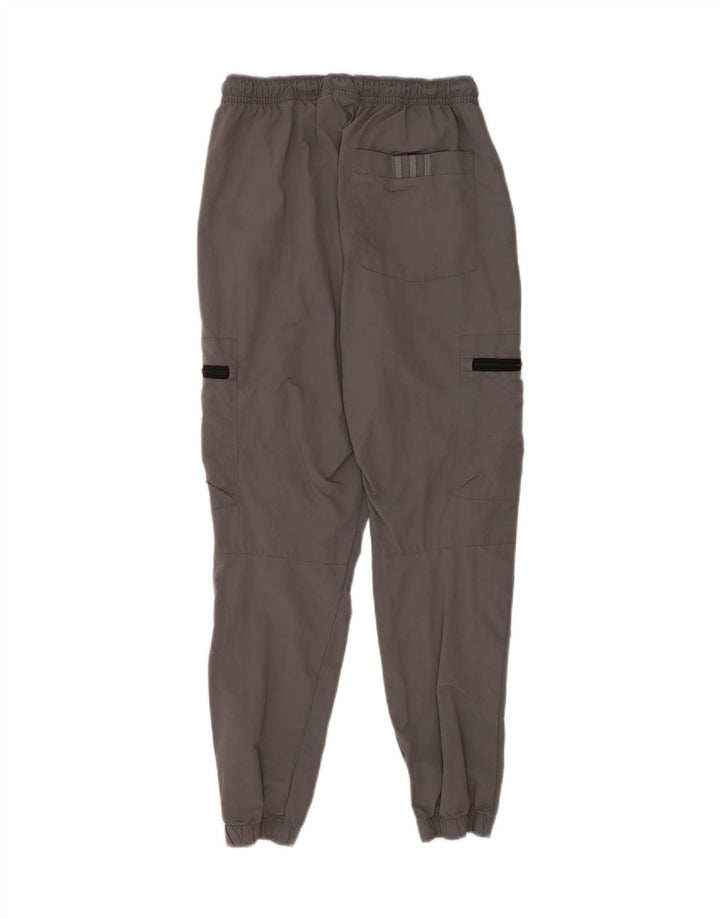Adidas Hombre Cargo Chándal Pantalones Joggers Nylon Gris Medio