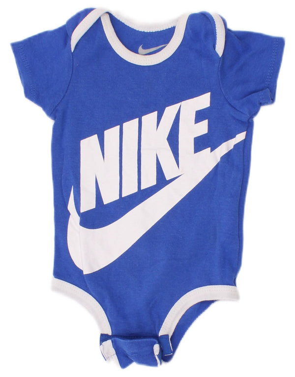 Nike Body gráfico para bebé niño 0-3 meses Algodón color block azul