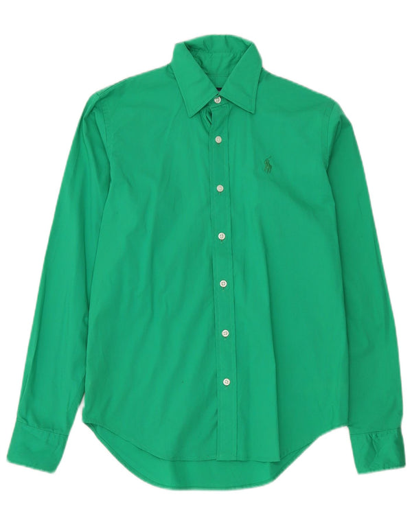 RALPH LAUREN Camisa para mujer US 4 Pequeño Algodón Verde