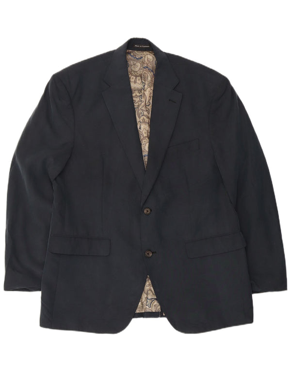 Ralph Lauren Chaqueta Blazer de 2 Botones para Hombre UK 40 Medium Azul Marino Modal