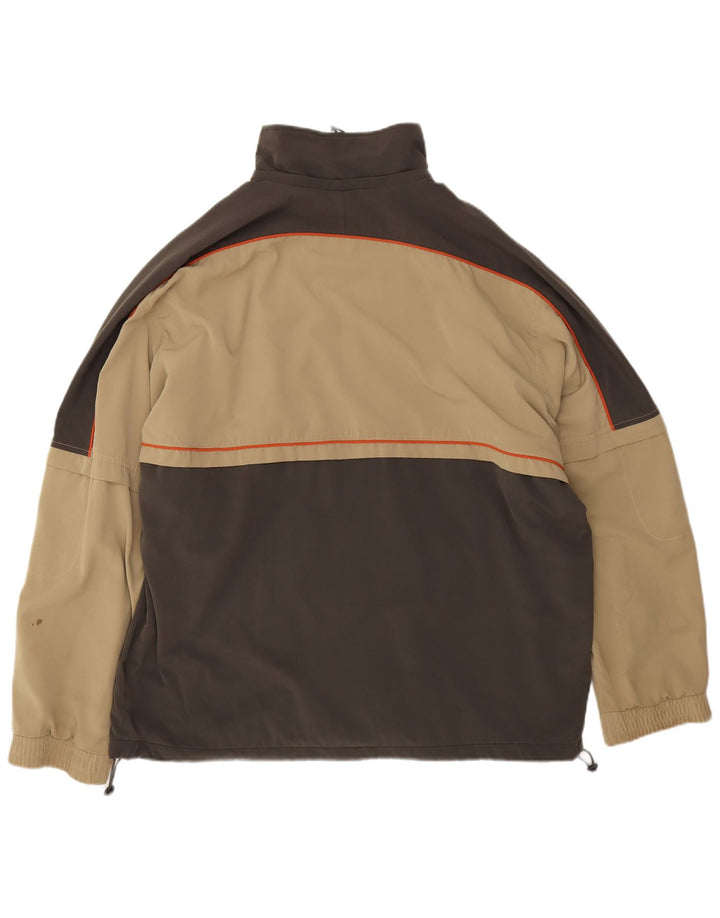 Lotto Hombre Chándal Top Chaqueta 2XL Beige Colorblock Poliéster