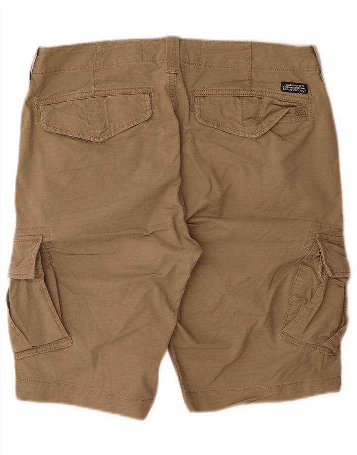 Superdry Shorts Cargo Para Hombre W32 Algodón Beige Medio