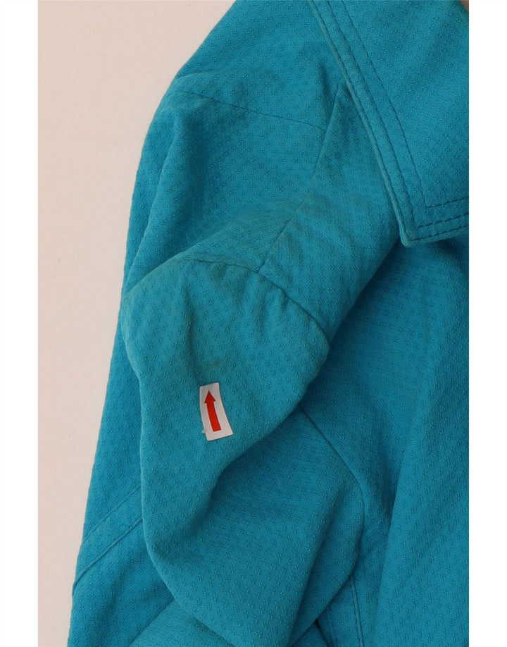 Karen Millen Chaqueta tipo blazer de 2 botones para mujer Reino Unido 44 Algodón azul mediano