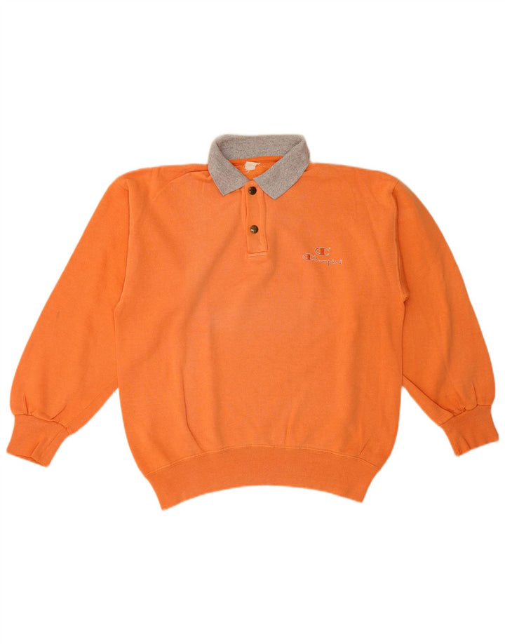 Champion Polo Neck Sudadera Jumper Naranja Mediano