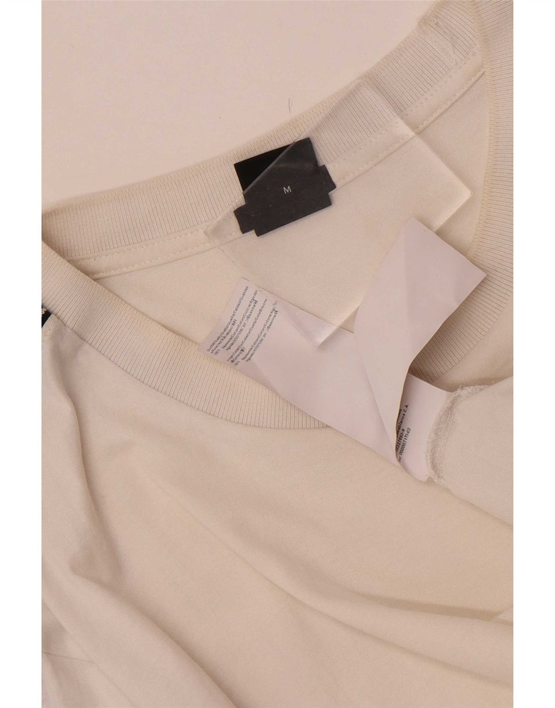 Hugo Boss Hombre: Camiseta con gráfico y parte superior mediana de algodón con bloques de color blanco