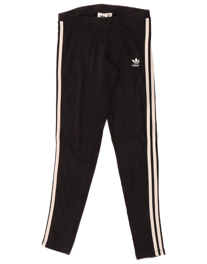 Adidas Leggings para mujer Reino Unido 10 Pequeño Algodón Negro
