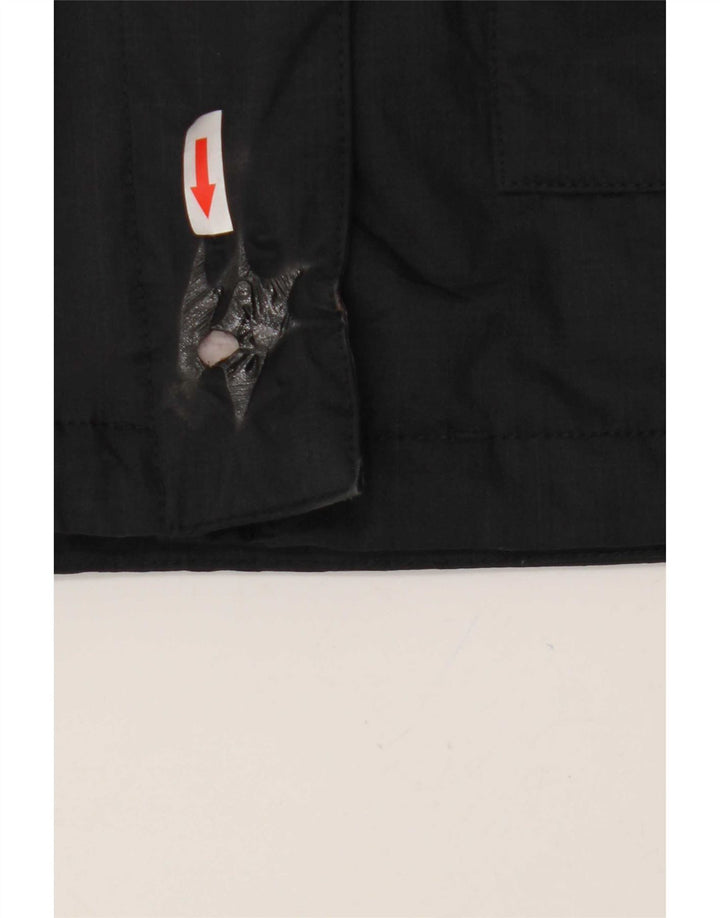 Chaqueta cortavientos entallada con capucha para mujer Roxy UK 44 Poliéster negro mediano