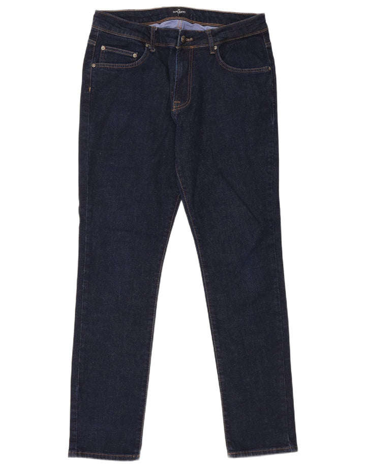 Hackett Vaqueros Slim Hombre W34 L31 Algodón Azul Marino