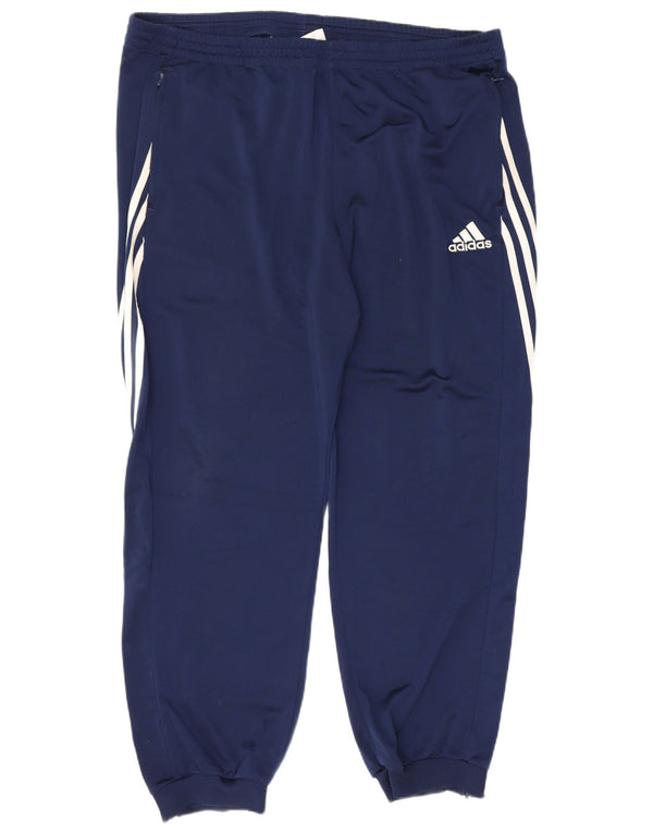Adidas Pantalones de chándal para hombre Joggers 2XL Azul marino Poliéster