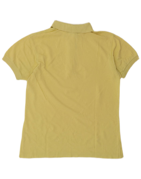 Polo Lacoste Mujer Talla 40 Algodón Amarillo Medio
