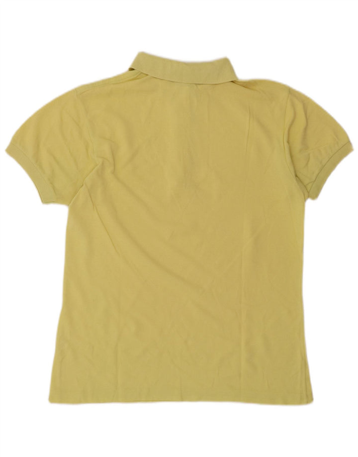 Polo Lacoste Mujer Talla 40 Algodón Amarillo Medio