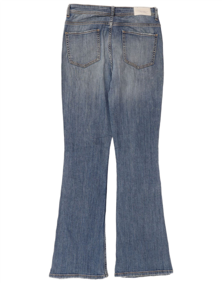 Zara Jeans Acampanados Para Mujer EU 38 Small W28 L32 Azul