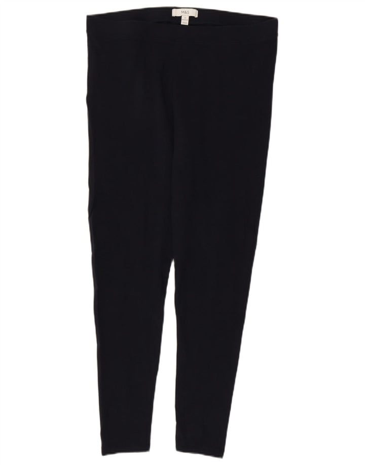 Marks & Spencer Leggings para mujer Reino Unido 44 Grande Algodón azul marino