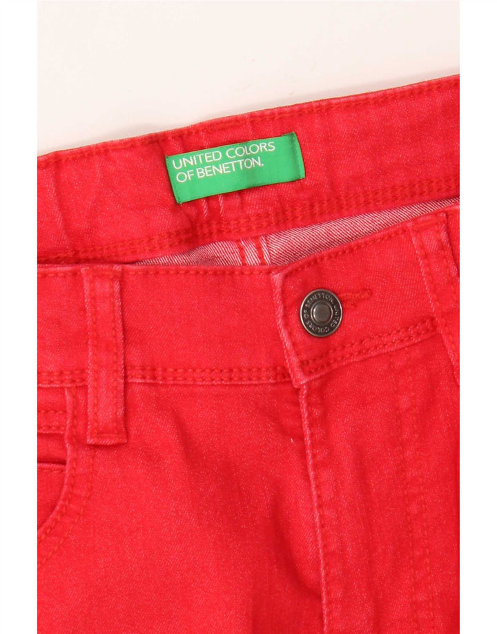 Benetton Shorts Vaqueros Para Niño 15-16 Años W29 Rojo