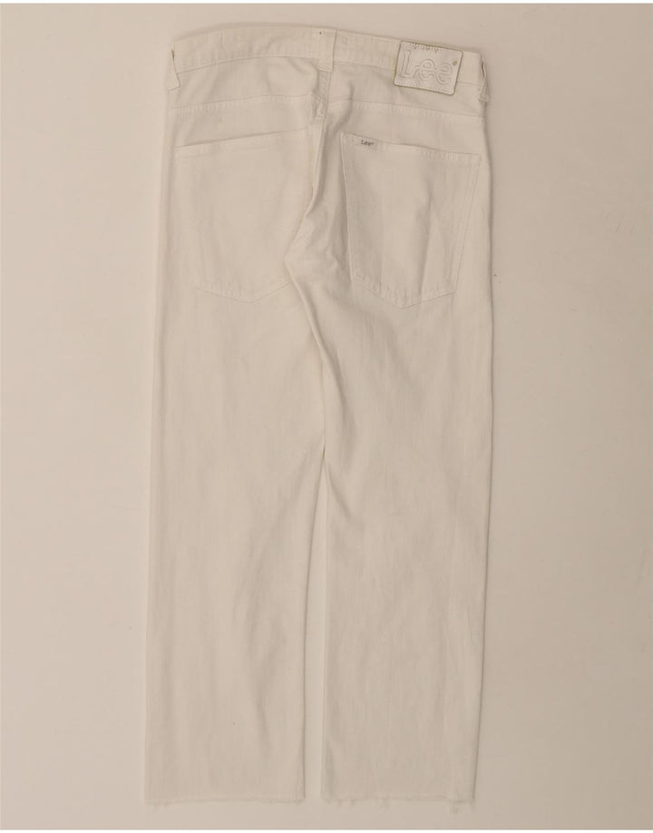 LEE Powell Jeans Slim para Mujer W32 L27 Algodón Blanco